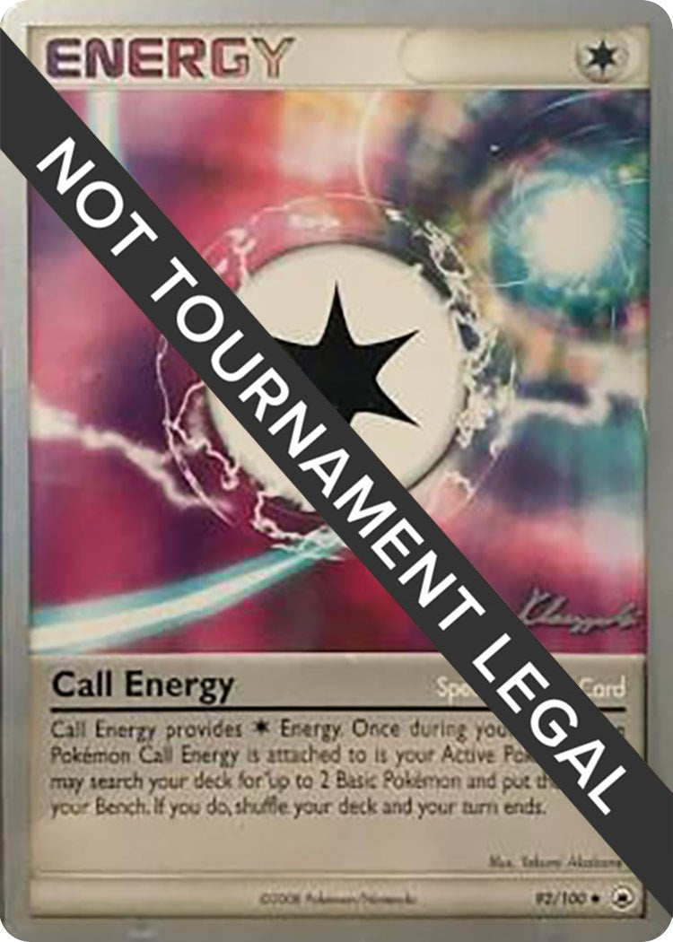 Image for Call Energy - 2008 (Jason Klaczynski) (92/100) (World Championship Decks) (WCD) - Pokemon