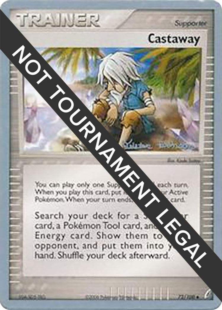Image for Castaway - 2008 (Tristan Robinson) (72/100) (World Championship Decks) (WCD) - Pokemon