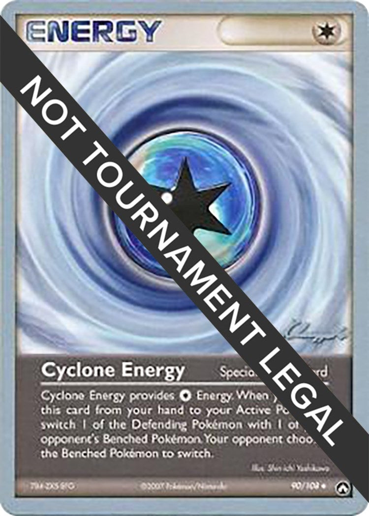 Image for Cyclone Energy - 2008 (Jason Klaczynski) (90/108) (World Championship Decks) (WCD) - Pokemon