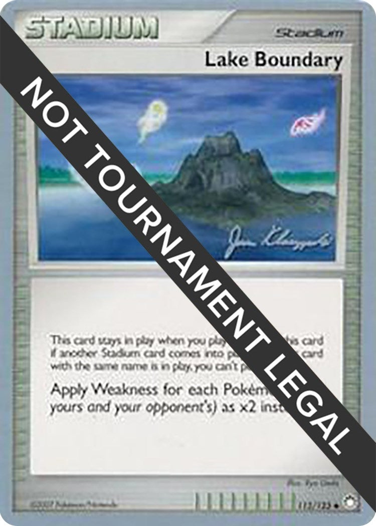 Image for Lake Boundary - 2008 (Jason Klaczynski) (112/123) (World Championship Decks) (WCD) - Pokemon