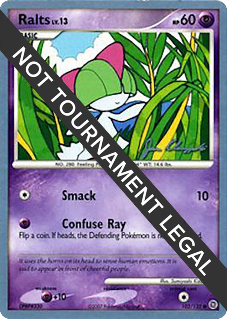 Image for Ralts (102) - 2008 (Jason Klaczynski) (102/132) (World Championship Decks) (WCD) - Pokemon