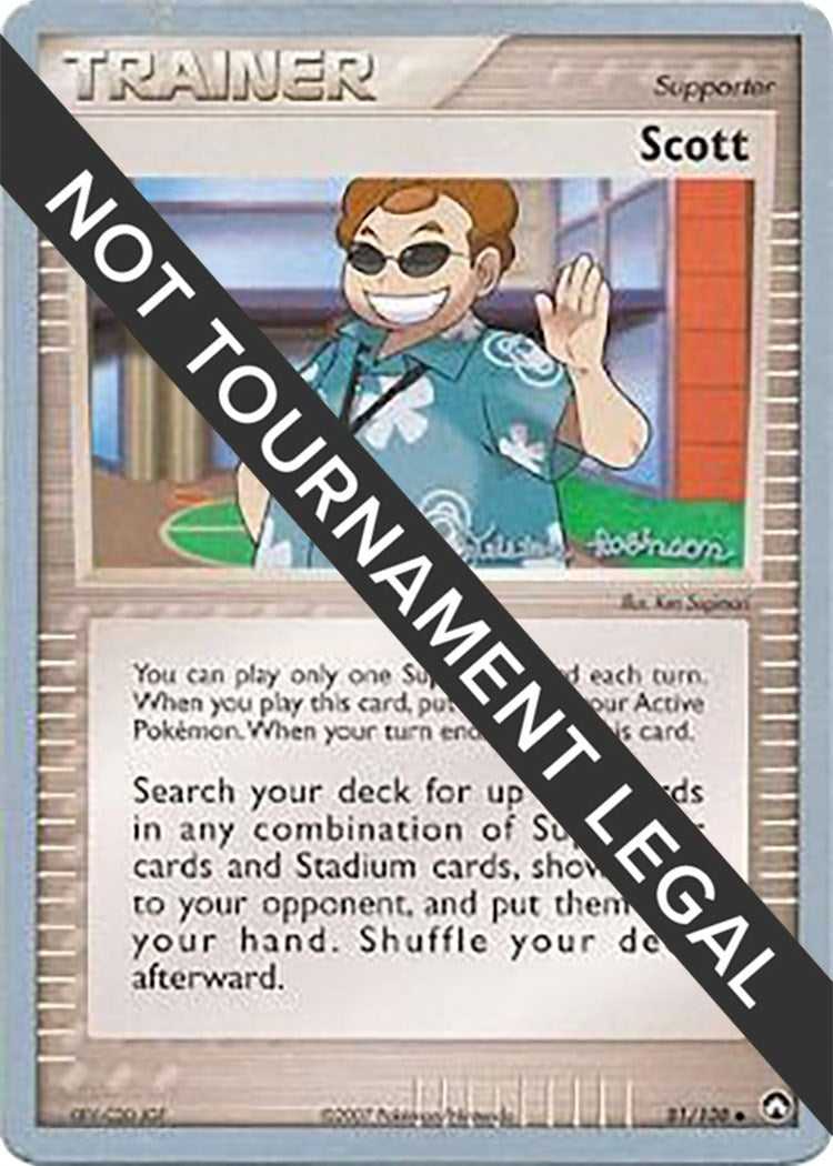 Image for Scott - 2008 (Tristan Robinson) (81/108) (World Championship Decks) (WCD) - Pokemon