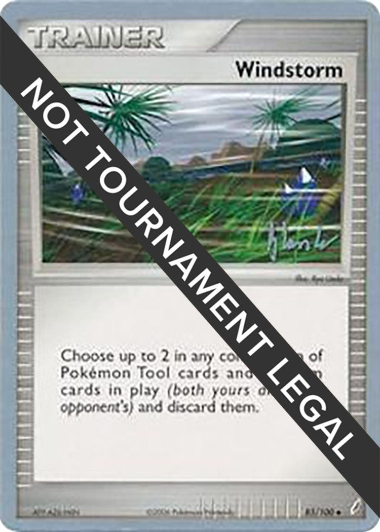 Image for Windstorm - 2008 (Dylan Lefavour) (85/100) (World Championship Decks) (WCD) - Pokemon