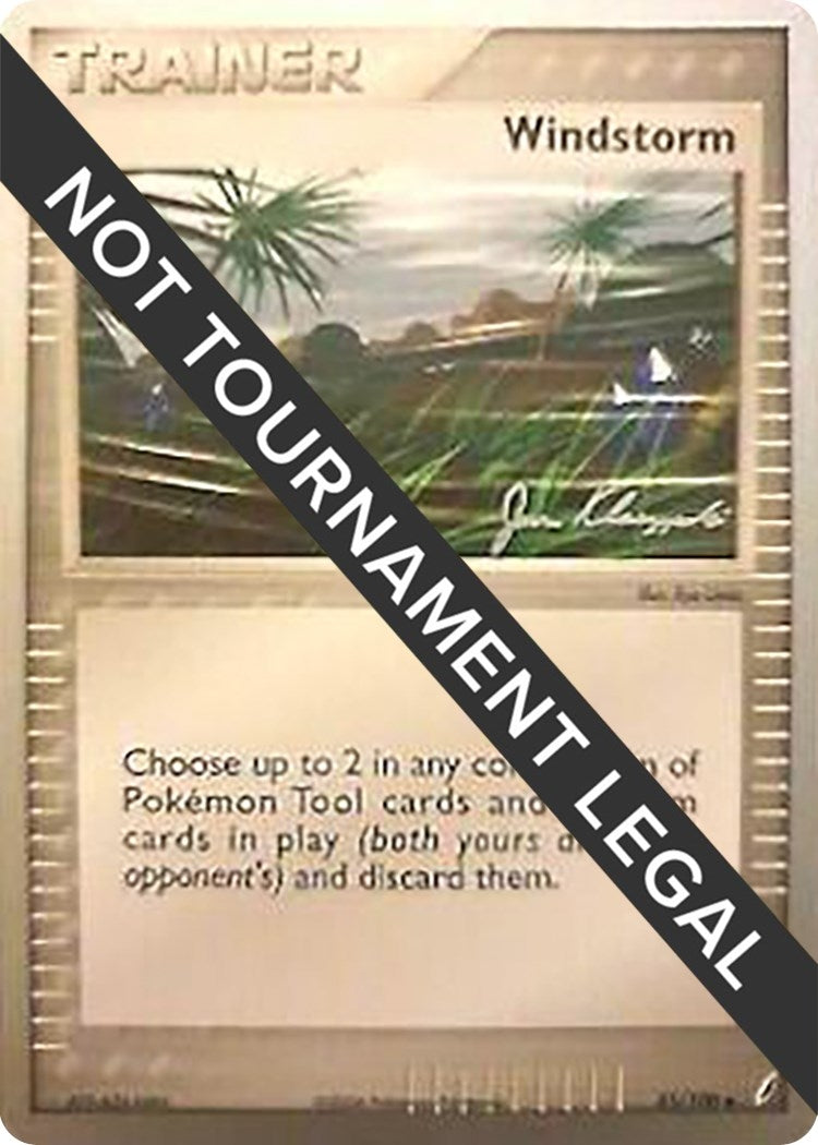 Image for Windstorm - 2008 (Jason Klaczynski) (85/100) (World Championship Decks) (WCD) - Pokemon