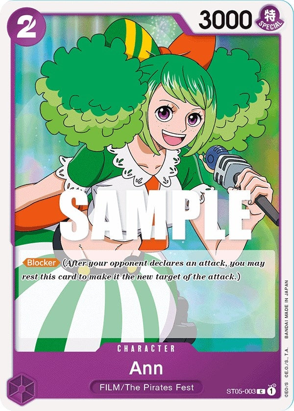 Image for Ann (ST05-003) (Starter Deck 5: Film Edition) (ST-05) - One Piece Card Game
