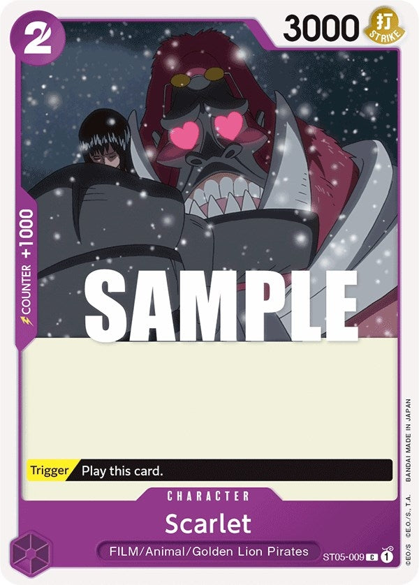 Image for Scarlet (ST05-009) (Starter Deck 5: Film Edition) (ST-05) - One Piece Card Game