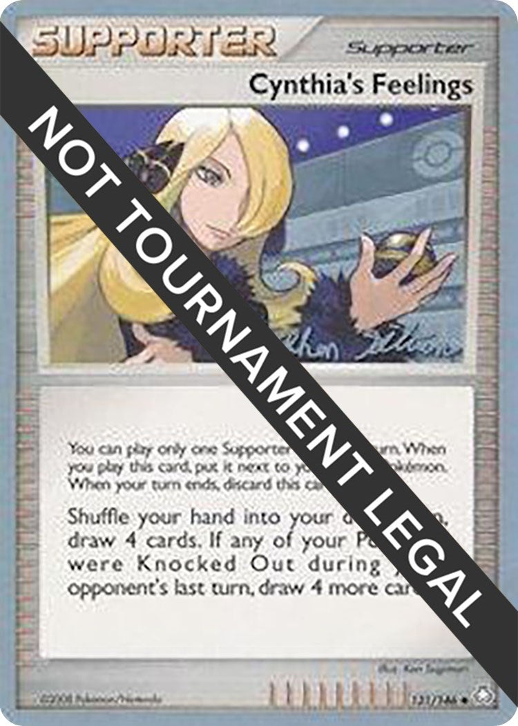 Image for Cynthia's Feelings - 2009 (Stephen Silvestro) (131/146) (World Championship Decks) (WCD) - Pokemon