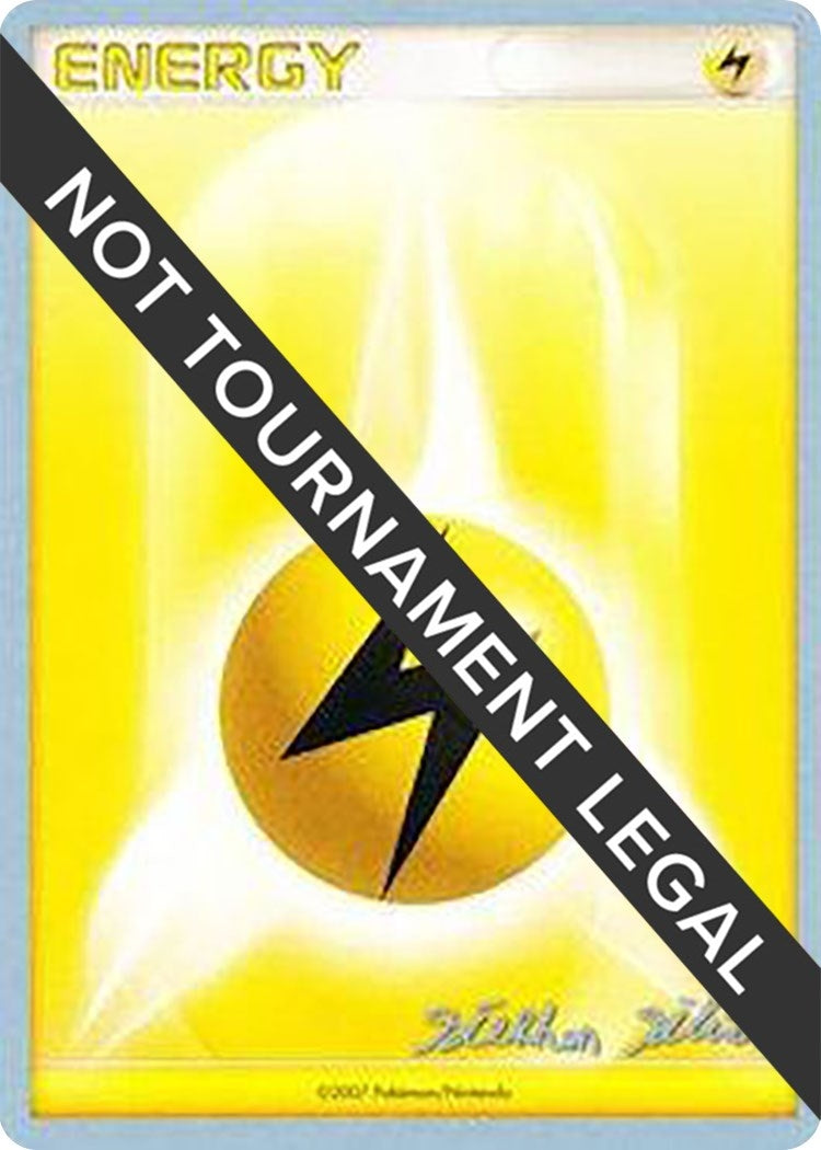 Image for Lightning Energy - 2009 (Stephen Silvestro) (World Championship Decks) (WCD) - Pokemon