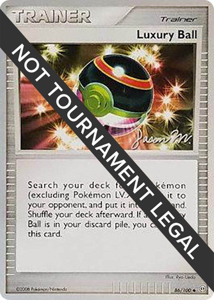 Image for Luxury Ball - 2009 (Jason Martinez) (86/100) (World Championship Decks) (WCD) - Pokemon
