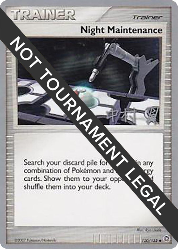 Image for Night Maintenance - 2009 (Tsubasa Nakamura) (120/132) (World Championship Decks) (WCD) - Pokemon