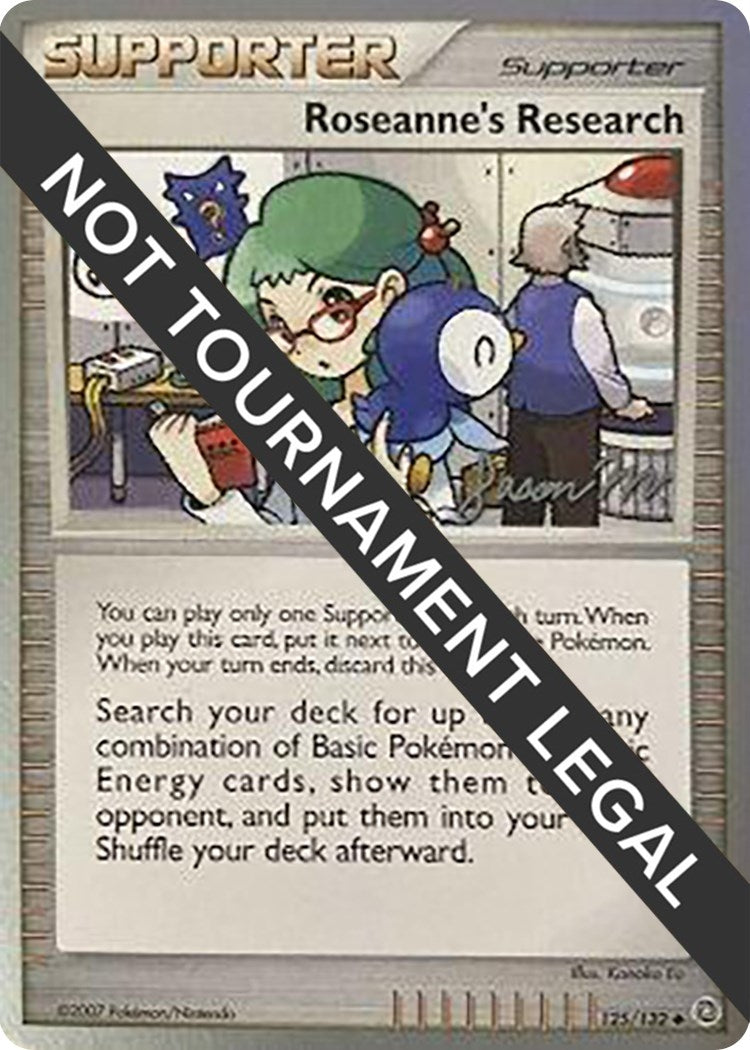 Image for Roseanne's Research - 2009 (Jason Martinez) (125/132) (World Championship Decks) (WCD) - Pokemon