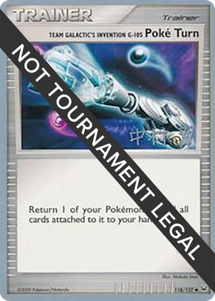 Image for Team Galactic's Invention G-105 Poke Turn - 2009 (Tsubasa Nakamura) (118/127) (World Championship Decks) (WCD) - Pokemon