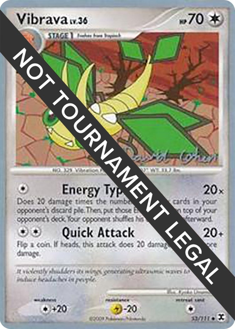 Image for Vibrava - 2009 (David Cohen) (53/111) (World Championship Decks) (WCD) - Pokemon
