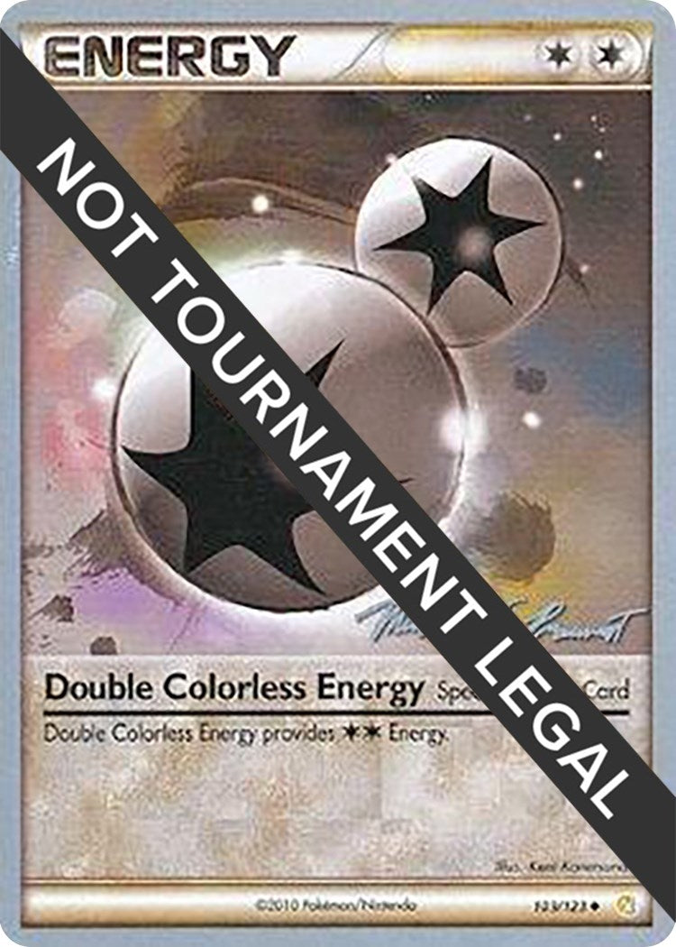 Image for Double Colorless Energy - 2010 (Michael Pramawat) (103/123) (World Championship Decks) (WCD) - Pokemon