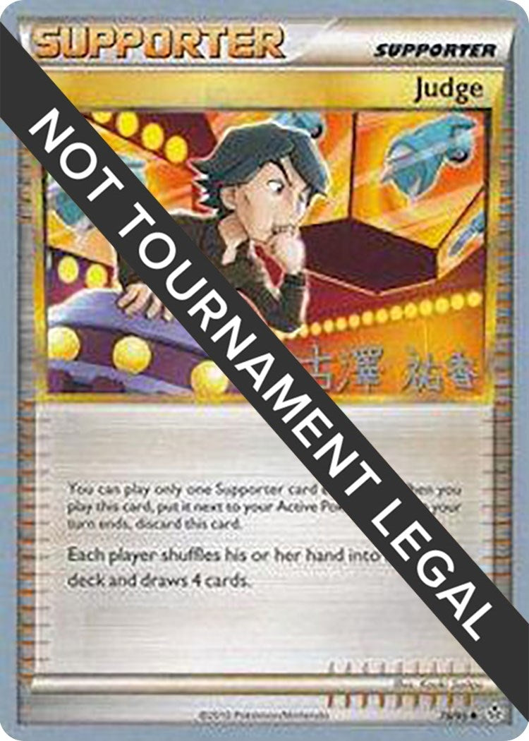 Image for Judge - 2010 (Yuka Furusawa) (78/95) (World Championship Decks) (WCD) - Pokemon