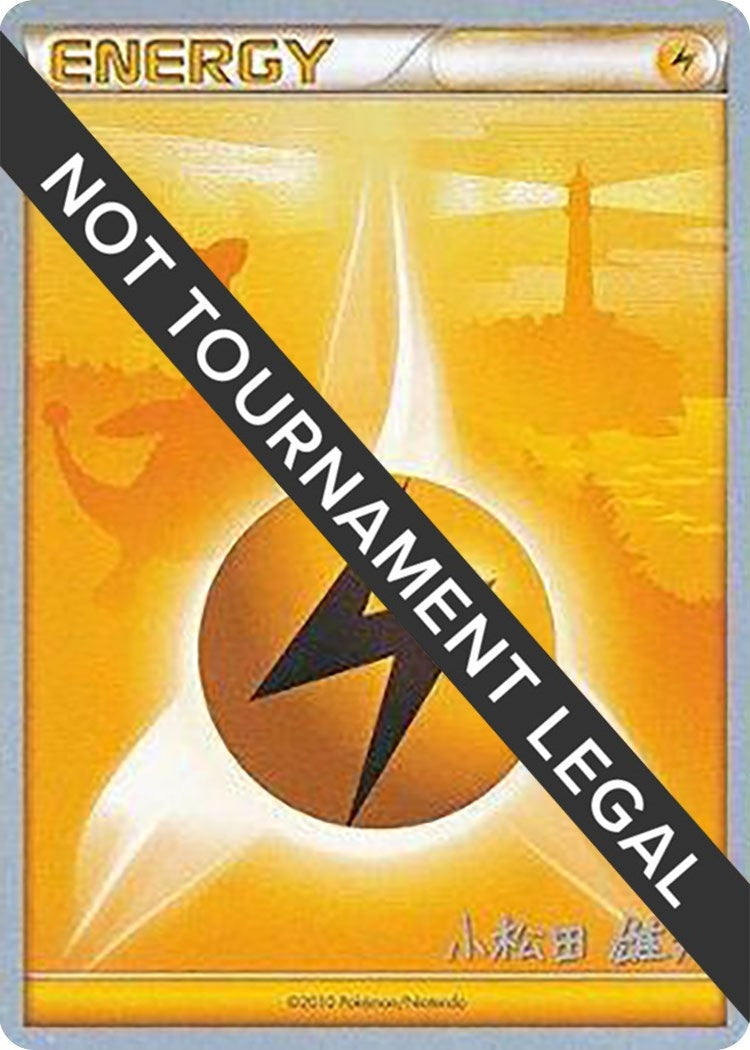 Image for Lightning Energy - 2010 (Yuta Komatsuda) (World Championship Decks) (WCD) - Pokemon