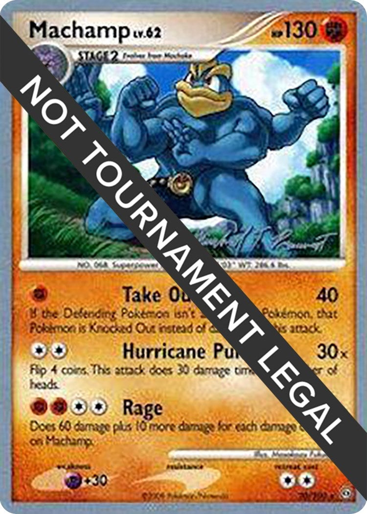 Image for Machamp - 2010 (Michael Pramawat) (20/100) (World Championship Decks) (WCD) - Pokemon
