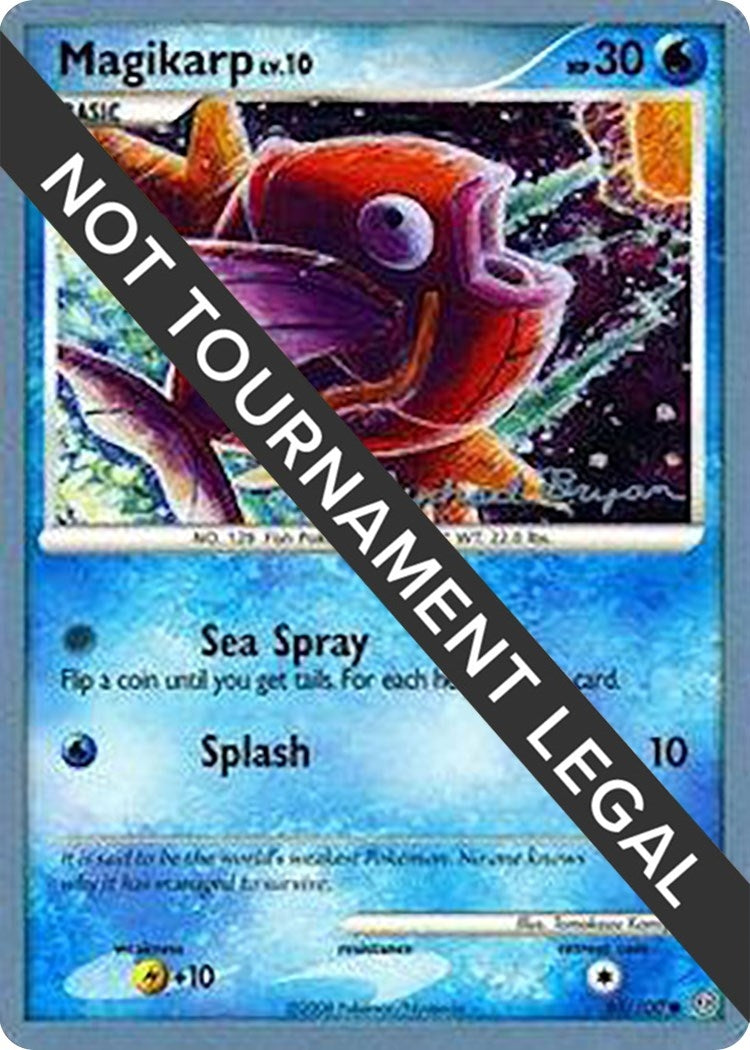 Image for Magikarp - 2010 (Mychael Bryan) (65/100) (World Championship Decks) (WCD) - Pokemon