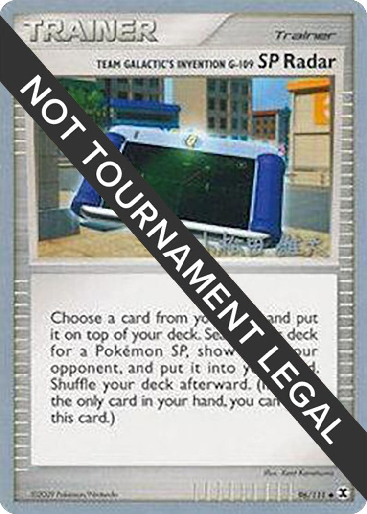 Image for Team Galactic's Invention G-109 SP Radar - 2010 (Yuta Komatsuda) (96/111) (World Championship Decks) (WCD) - Pokemon