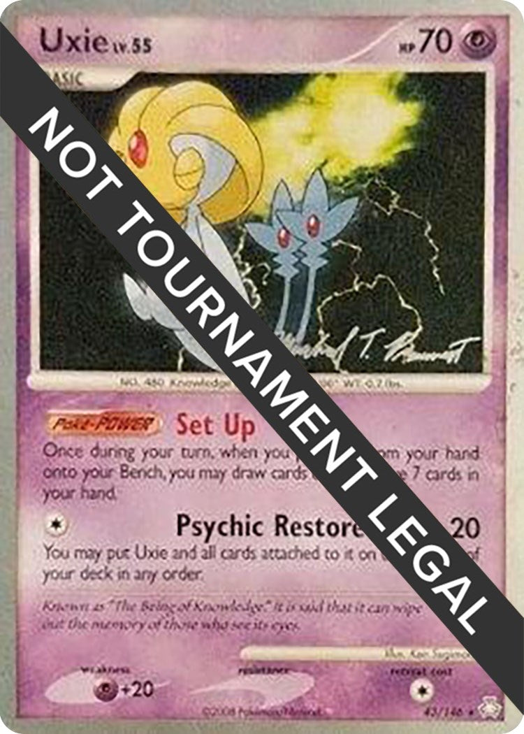 Image for Uxie - 2010 (Michael Pramawat) (43/146) (World Championship Decks) (WCD) - Pokemon
