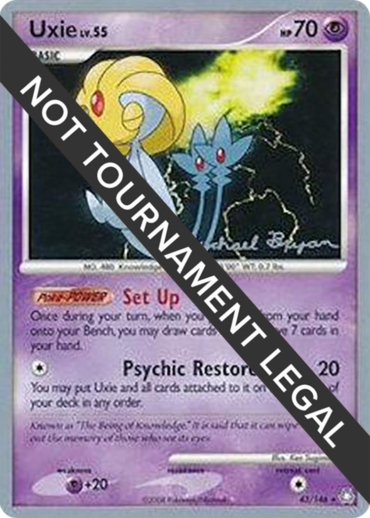 Image for Uxie - 2010 (Mychael Bryan) (43/146) (World Championship Decks) (WCD) - Pokemon