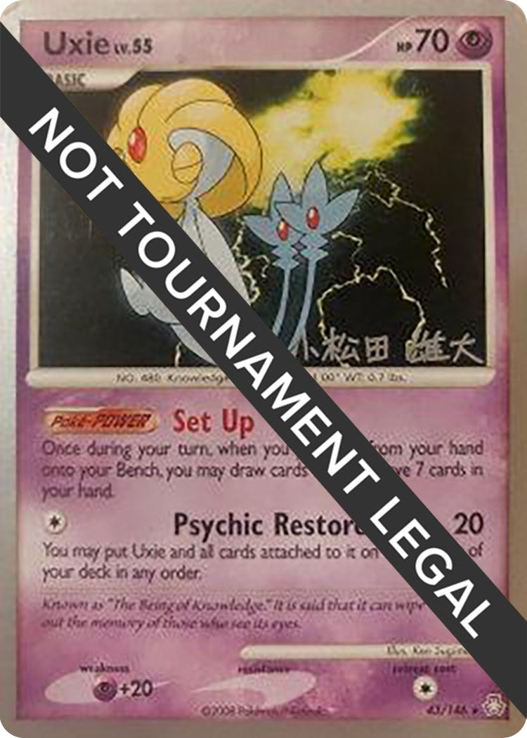 Image for Uxie - 2010 (Yuta Komatsuda) (43/146) (World Championship Decks) (WCD) - Pokemon