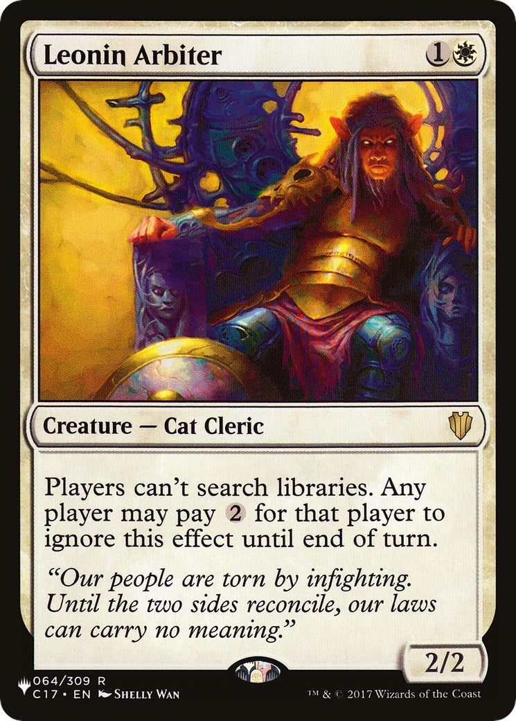 Leonin Arbiter (064/309) (The List Reprints)