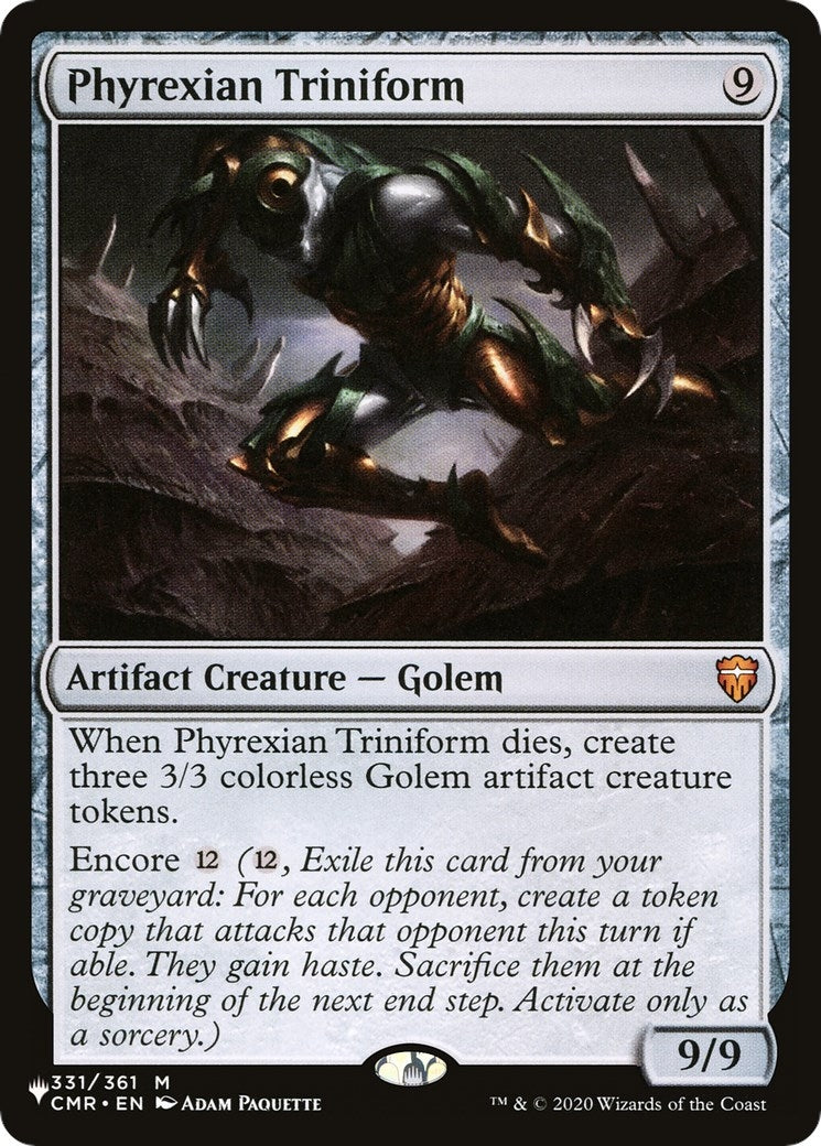 Phyrexian Triniform (331/361) (The List Reprints)