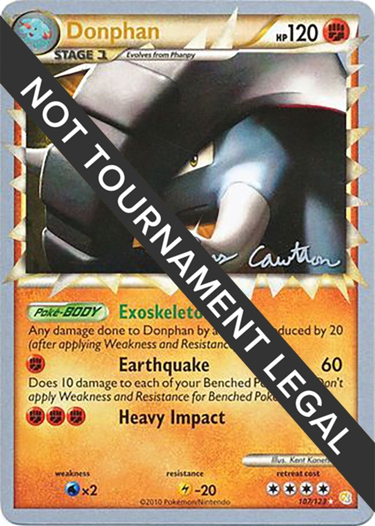 Image for Donphan - 2011 (Ross Cawthon) (107/123) (World Championship Decks) (WCD) - Pokemon
