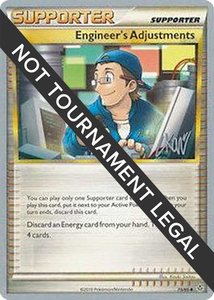 Image for Engineer's Adjustments - 2011 (Christopher Kan) (75/95) (World Championship Decks) (WCD) - Pokemon