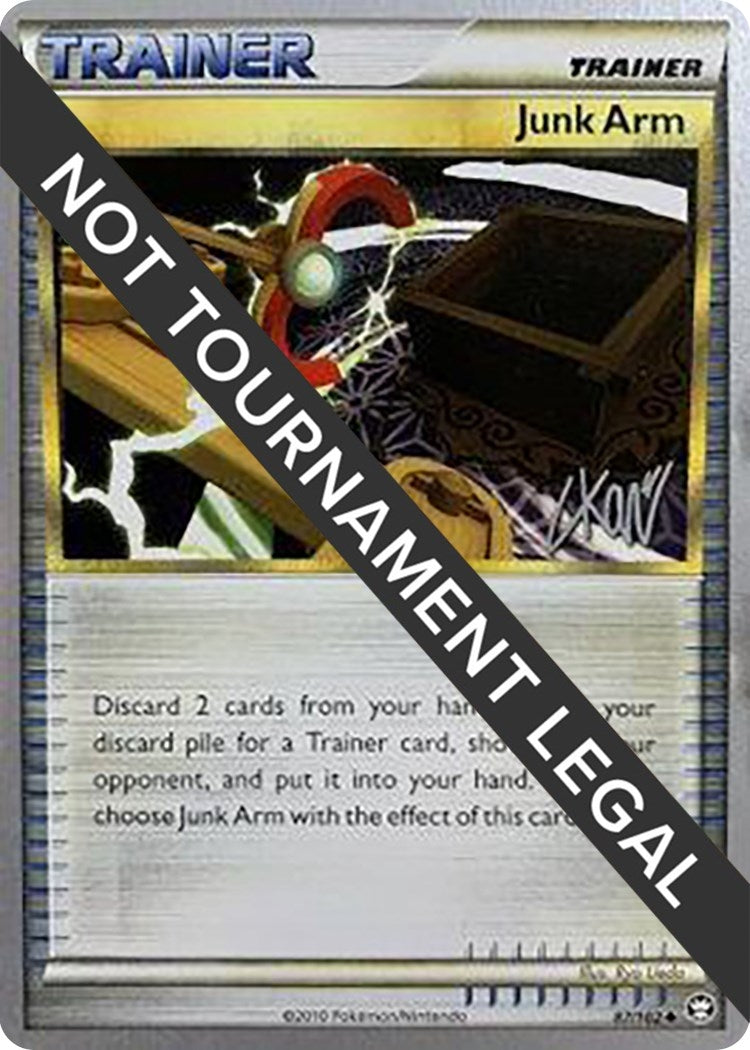 Image for Junk Arm - 2011 (Christopher Kan) (87/102) (World Championship Decks) (WCD) - Pokemon