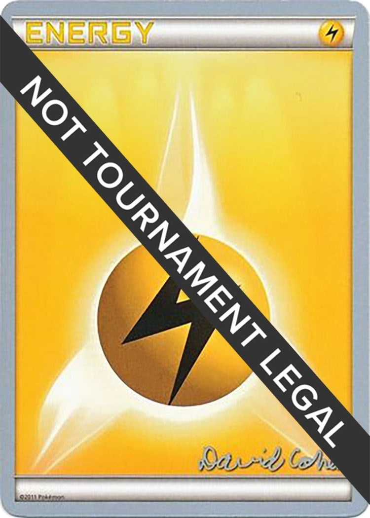 Image for Lightning Energy - 2011 (David Cohen) (World Championship Decks) (WCD) - Pokemon