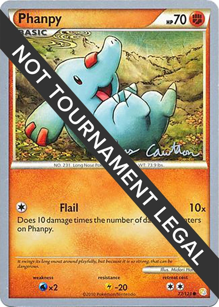 Image for Phanpy - 2011 (Ross Cawthon) (77/123) (World Championship Decks) (WCD) - Pokemon