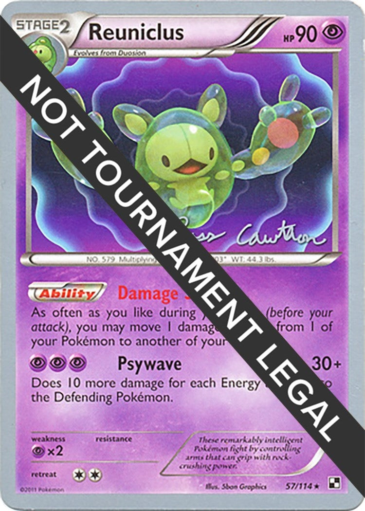Image for Reuniclus - 2011 (Ross Cawthon) (57/114) (World Championship Decks) (WCD) - Pokemon