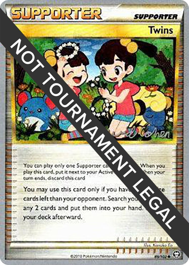 Image for Twins - 2011 (David Cohen) (89/102) (World Championship Decks) (WCD) - Pokemon