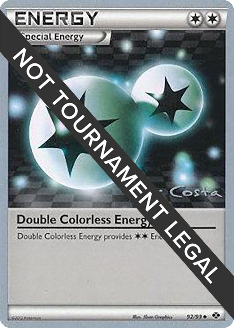 Image for Double Colorless Energy - 2012 (Igor Costa) (92/99) (World Championship Decks) (WCD) - Pokemon
