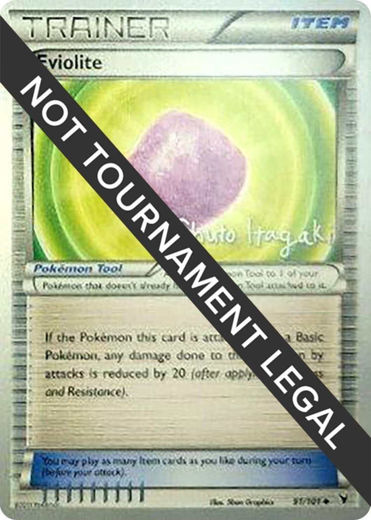 Image for Eviolite - 2012 (Shuto Itagaki) (91/101) (World Championship Decks) (WCD) - Pokemon