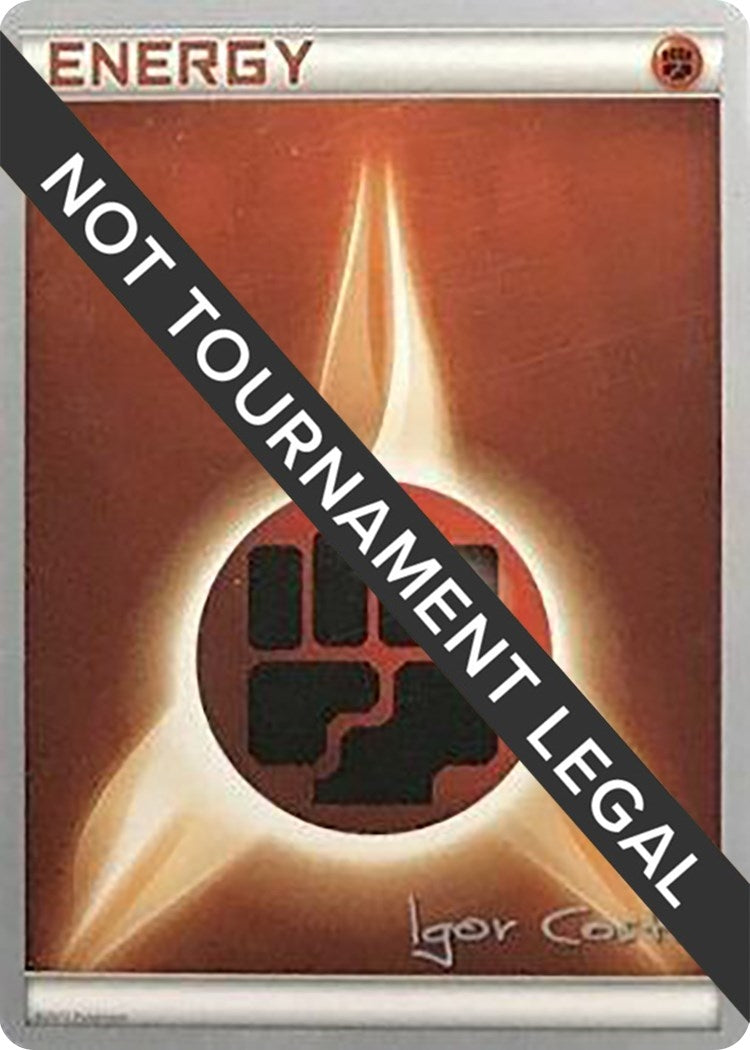 Image for Fighting Energy - 2012 (Igor Costa) (World Championship Decks) (WCD) - Pokemon