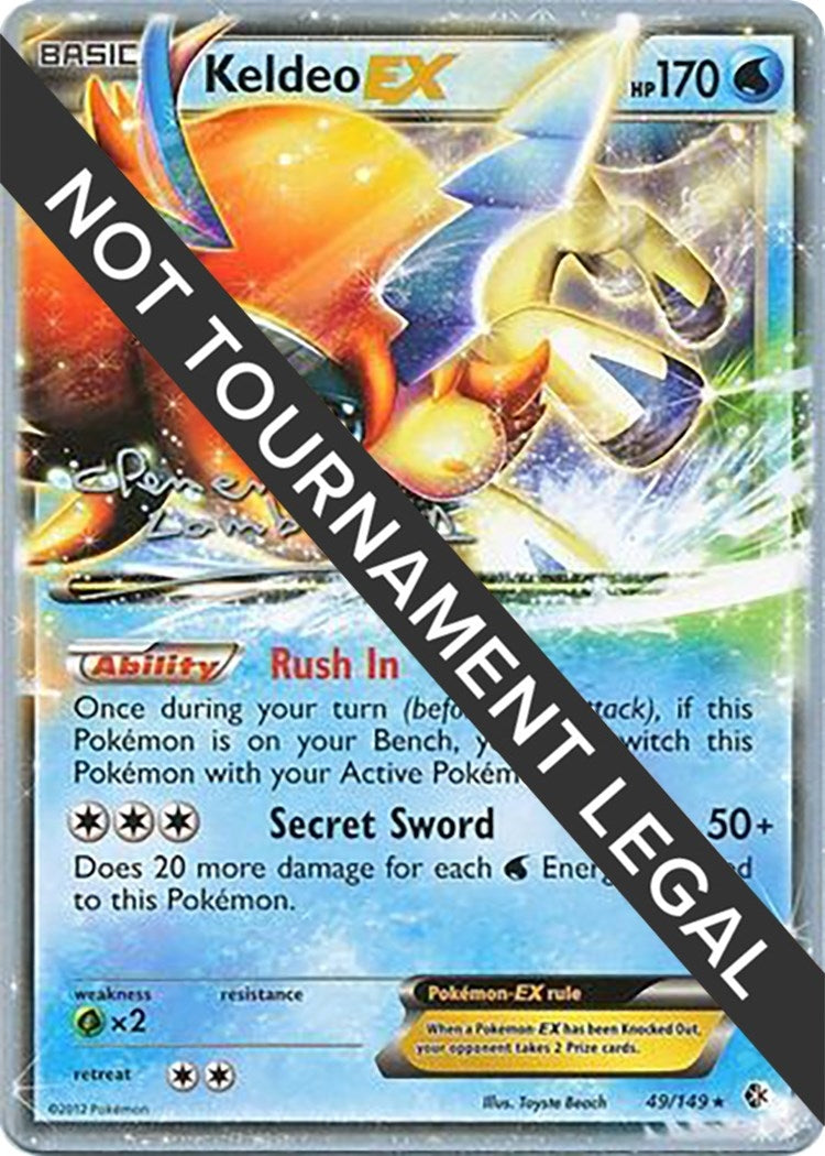 Image for Keldeo EX - 2013 (Clement Lamberton) (49/149) (World Championship Decks) (WCD) - Pokemon
