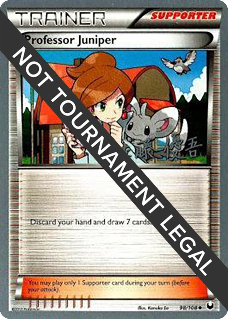 Image for Professor Juniper - 2013 (Yugo Sato) (98/108) (World Championship Decks) (WCD) - Pokemon