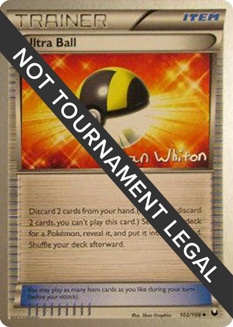 Image for Ultra Ball - 2013 (Ian Whiton) (102/108) (World Championship Decks) (WCD) - Pokemon