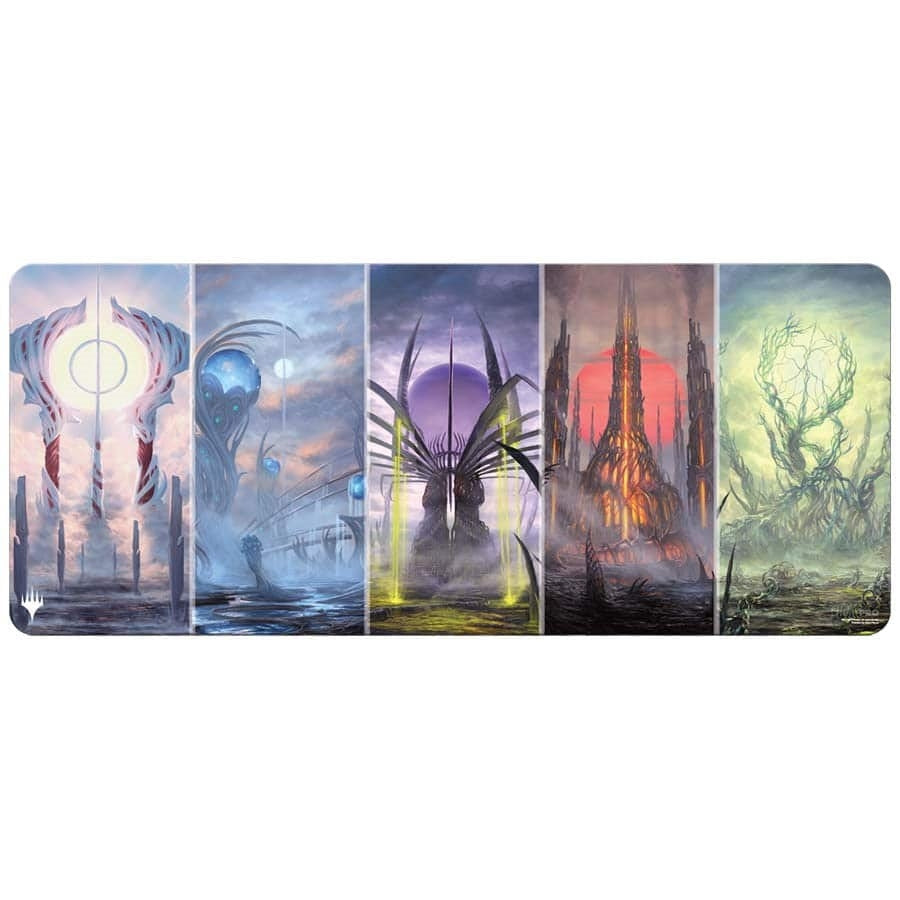 Image for Phyrexia: All Will Be One Phyrexian Basic Land Tableaux 6ft Table Playmat for Magic: The Gathering - Playmats