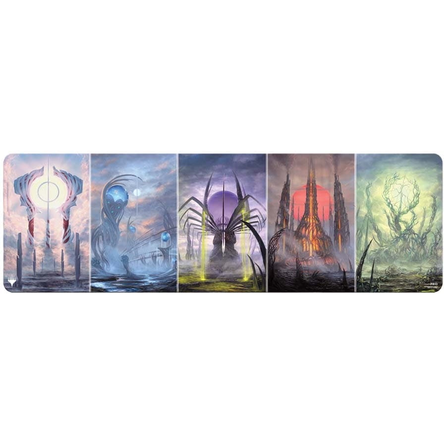 Image for Phyrexia: All Will Be One Phyrexian Basic Land Tableaux 8ft Table Playmat for Magic: The Gathering - Playmats