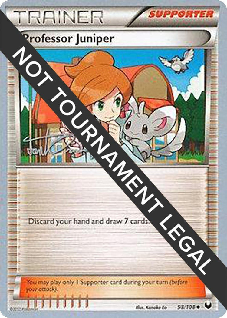 Image for Professor Juniper - 2014 (Trent Orndorff) (98/108) (World Championship Decks) (WCD) - Pokemon