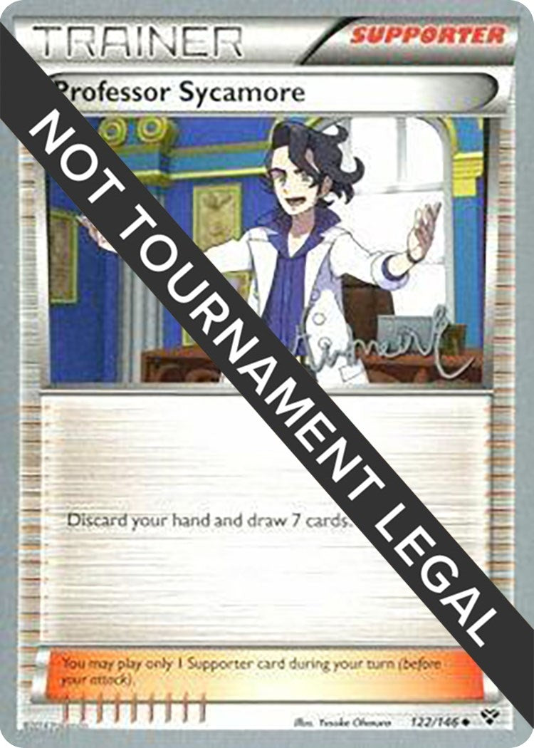 Image for Professor Sycamore - 2014 (Andrew Estrada) (122/146) (World Championship Decks) (WCD) - Pokemon