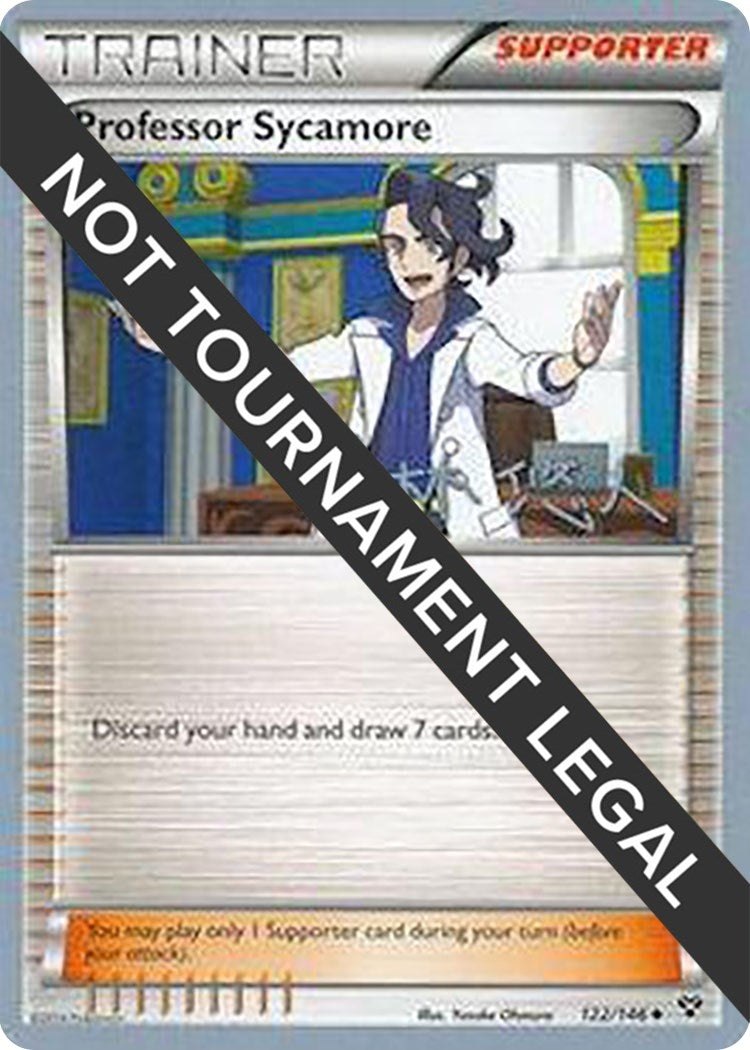 Image for Professor Sycamore - 2014 (Haruto Kobayashi) (122/146) (World Championship Decks) (WCD) - Pokemon