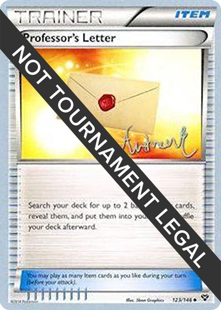 Image for Professor's Letter - 2014 (Andrew Estrada) (123/146) (World Championship Decks) (WCD) - Pokemon