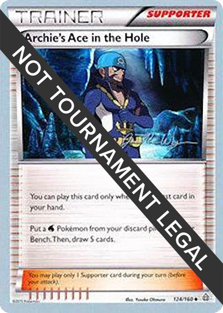 Image for Archie's Ace in the Hole - 2015 (Jacob Van Wagner) (124/160) (World Championship Decks) (WCD) - Pokemon