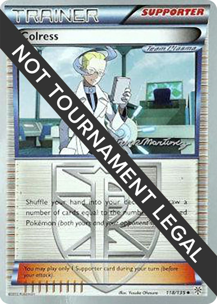 Image for Colress - 2015 (Patrick Martinez) (118/135) (World Championship Decks) (WCD) - Pokemon