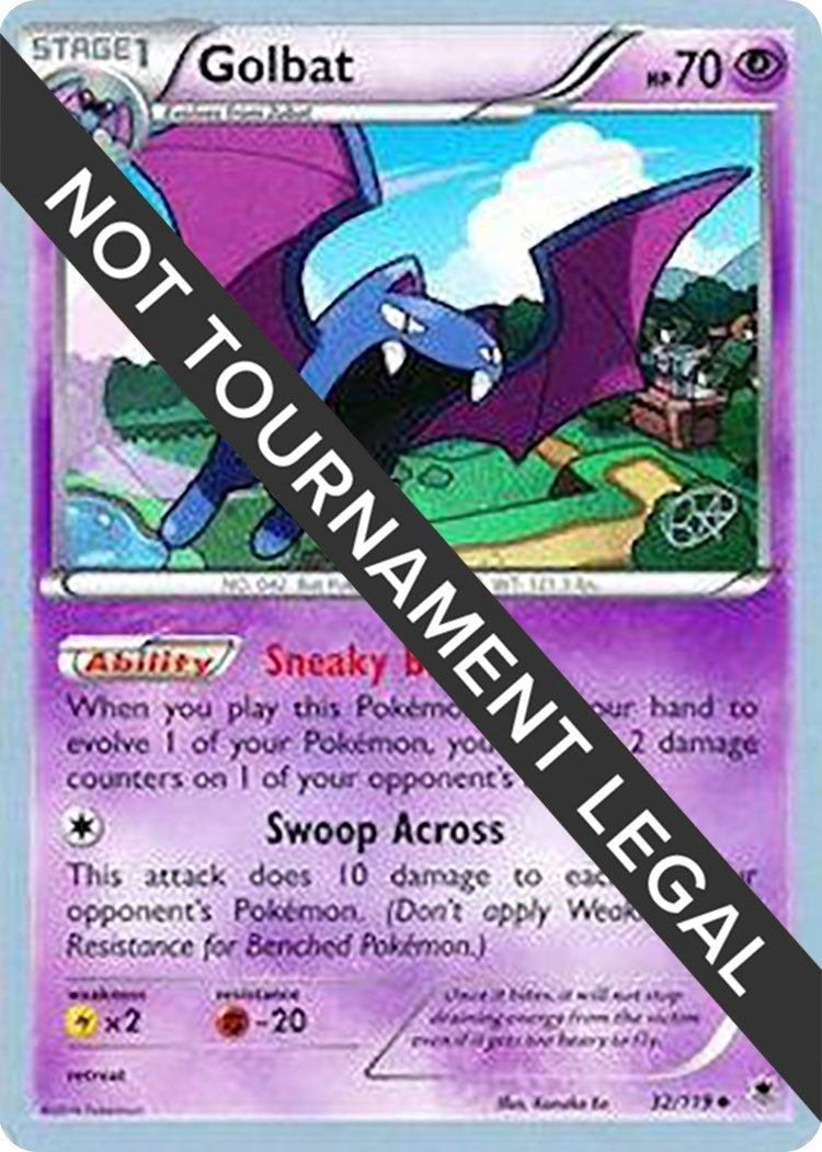 Image for Golbat - 2015 (Rowan Stavenow) (32/119) (World Championship Decks) (WCD) - Pokemon